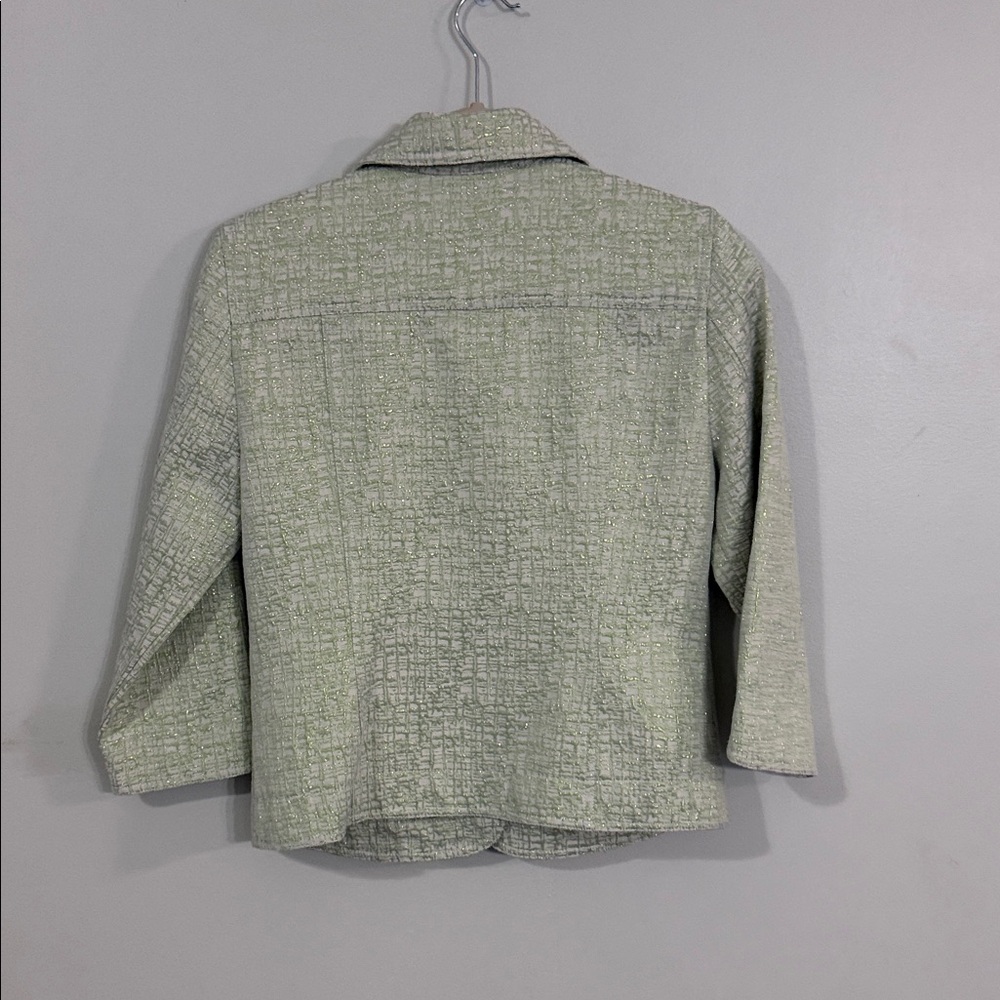 Ruby Rd. Textured Green Jacket - Picture 3 of 5